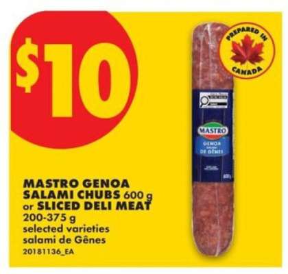 Mastro Genoa Salami Chubs