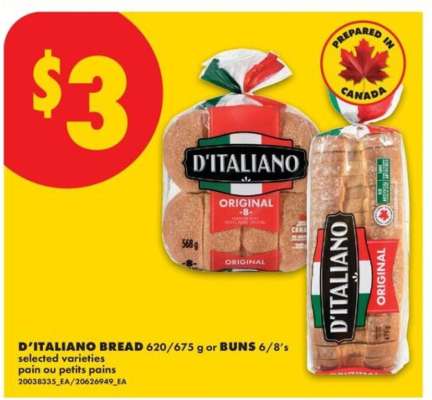 D'Italiano Bread or Buns