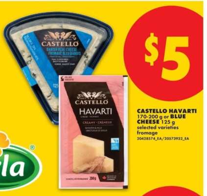 CASTELLO HAVARTI OR BLUE CHEESE