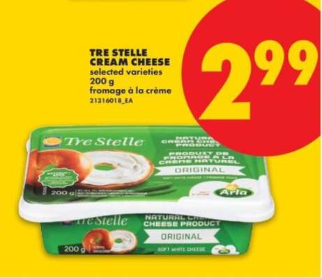 TRE STELLE CREAM CHEESE