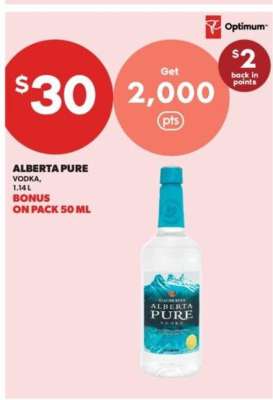 ALBERTA PURE VODKA
