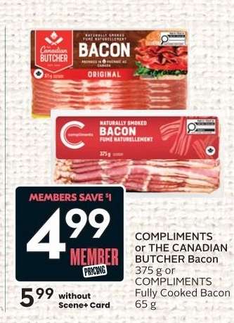 COMPLIMENTS or THE CANADIAN BUTCHER Bacon