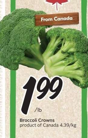 BROCCOLI CROWNS