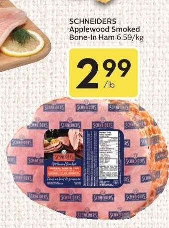 SCHNEIDERS Applewood Smoked Bone-In Ham