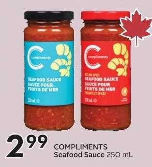 COMPLIMENTS Seafood Sauce 250 mL