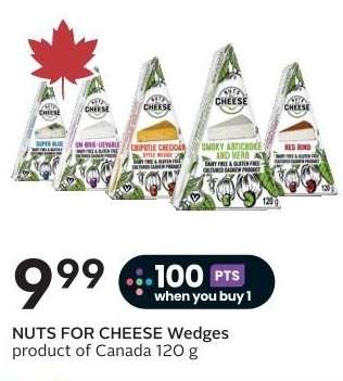 NUTS FOR CHEESE Wedges