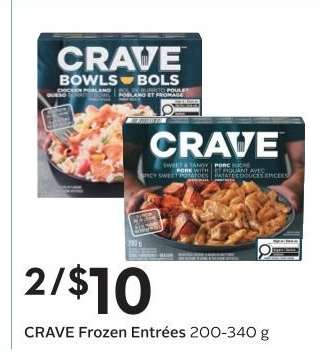 Crave Frozen Entrees