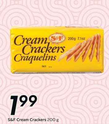 S&F Cream Crackers