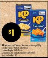 KD Macaroni and Cheese