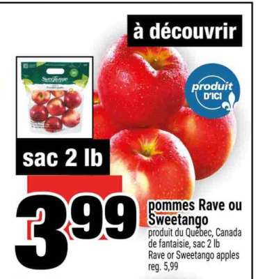 pommes Rave ou Sweetango