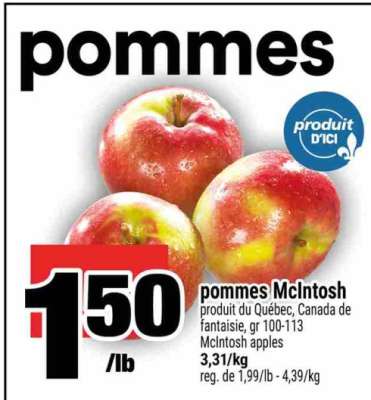 POMMES MCINTOSH