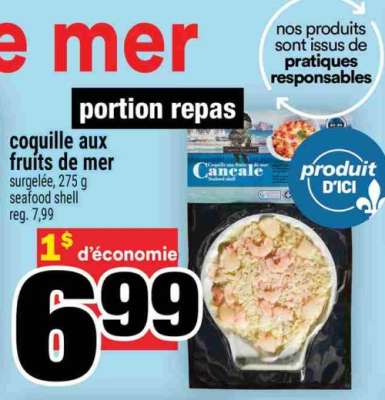 COQUILLE AUX FRUITS DE MER