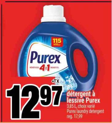 détergent à lessive Purex
