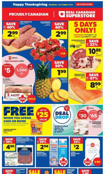 Real Canadian Superstore Flyer - October 08, 2026 - October 14, 2026.