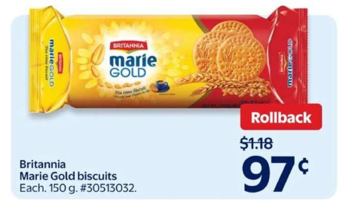 Britannia Marie Gold biscuits