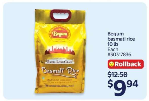 Begum basmati rice