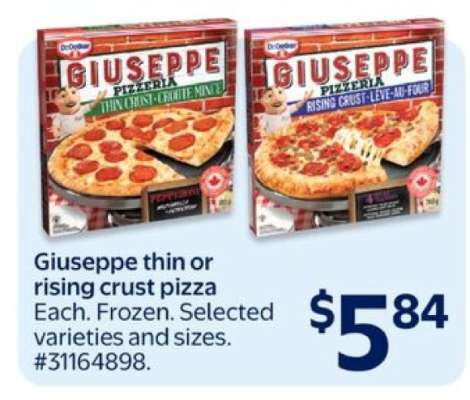 GIUSEPPE THIN or RISING CRUST PIZZA