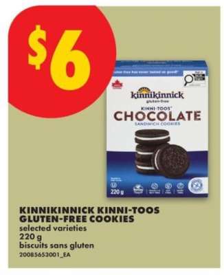 KINNIKINNICK KINNI-TOOS GLUTEN-FREE COOKIES