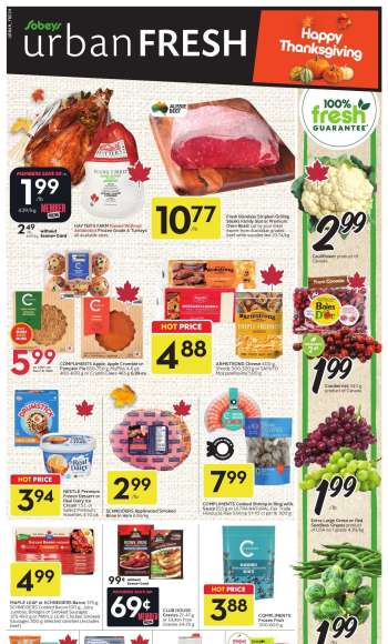 Sobeys Urban Fresh Flyer - October 08, 2026 - October 14, 2026.