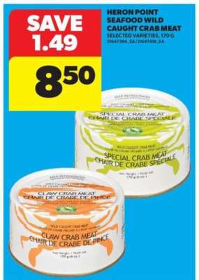 Heron Point Seafood Wild Caught Crab Meat