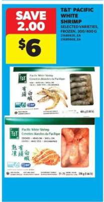 T&T Pacific White Shrimp