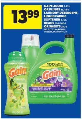 Gain Laundry Products