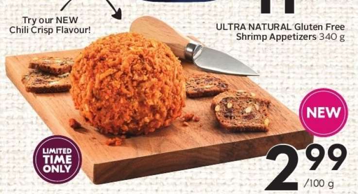 ULTRA NATURAL Gluten-Free Shrimp Appetizers