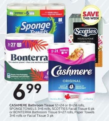 Cashmere, Sponge Towels, Scotties, Bonterra