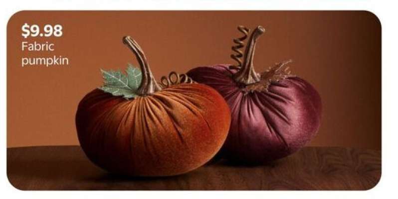 Fabric pumpkin