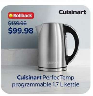 Cuisinart PerfecTemp Programmable 1.7 L Kettle