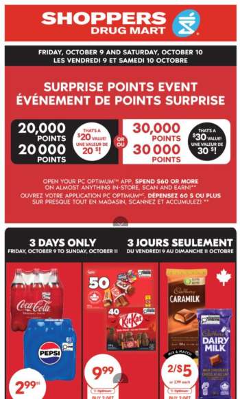 Shoppers Drug Mart Flyer - October 09, 2026 - October 11, 2026.