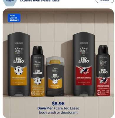 Dove Men+Care Ted Lasso body wash or deodorant