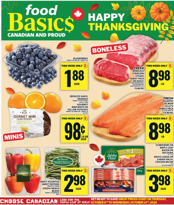 Food Basics flyer - October 08, 2026 - October 14, 2026. Page 1