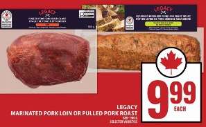 Legacy Marinated Pork Loin or Pulled Pork Roast