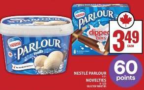 NESTLÉ PARLOUR NOVELTIES