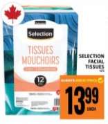 Selection Facial Tissues