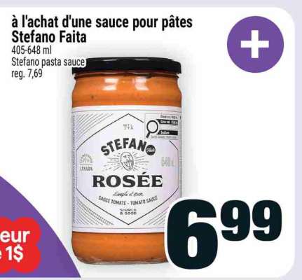 Stefano Faita Sauce pour pâtes