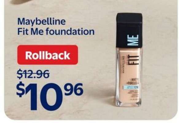 Maybelline Fit Me! Foundation