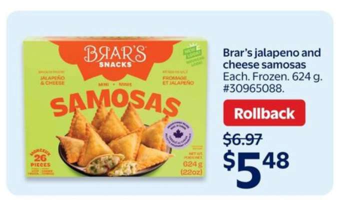 Brar's jalapeno and cheese samosas