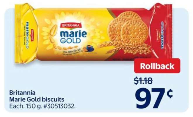 Britannia Marie Gold biscuits