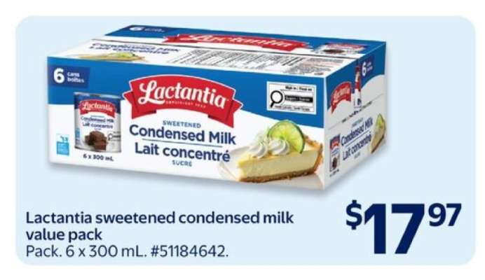 Lactantia sweetened condensed milk value pack