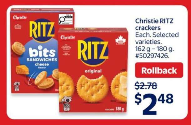 Christie Ritz Crackers