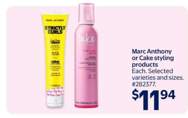 Marc Anthony or Cake styling products