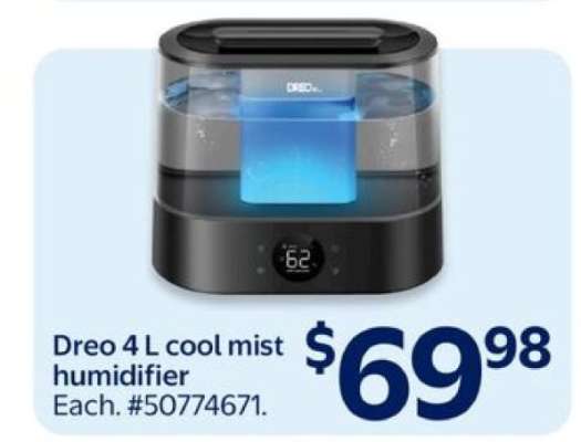DREO 4 L cool mist humidifier
