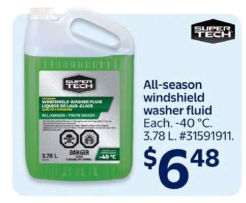 All-season windshield washer fluid
