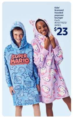 Kids' licensed hooded popover lounger