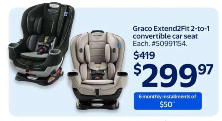 Graco Extend2Fit 2-to-1 convertible car seat