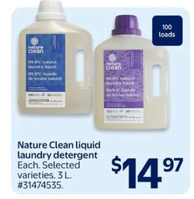 Nature Clean Liquid Laundry Detergent