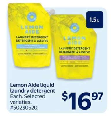 Lemon Aide Liquid Laundry Detergent