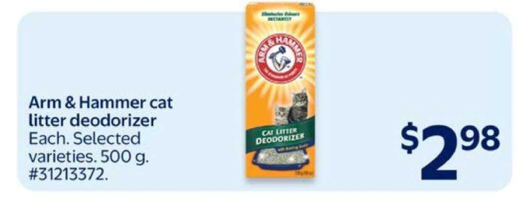 Arm & Hammer cat litter deodorizer